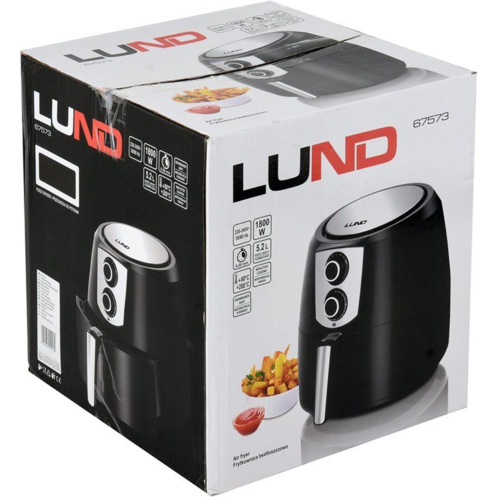 Фритюрник LUND Air Fryer, 5.2 L, 1800 W