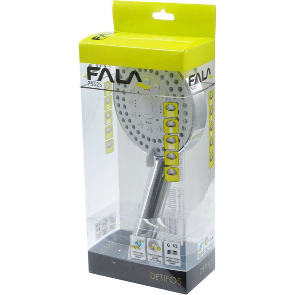 Душ слушалка FALA с 5 функции, Detifos, хром