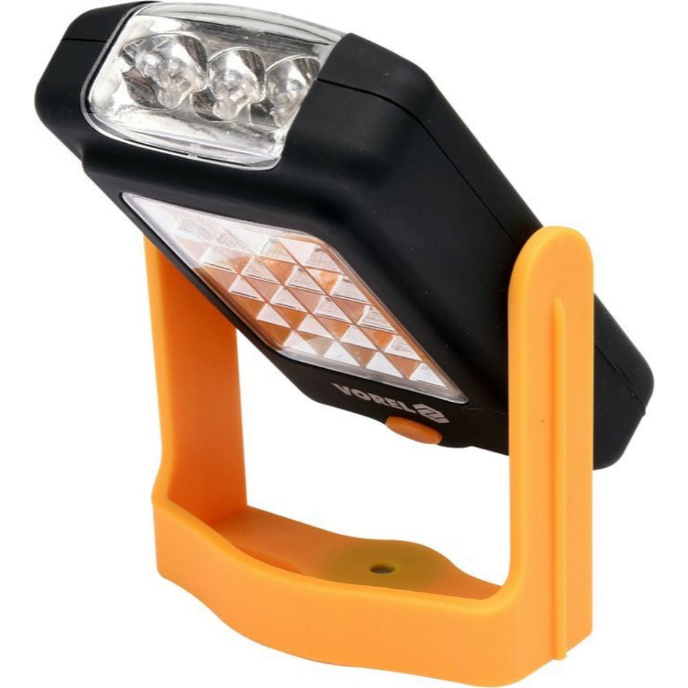 Работна LED лампа VOREL, магнит и кука, 3 х ААА