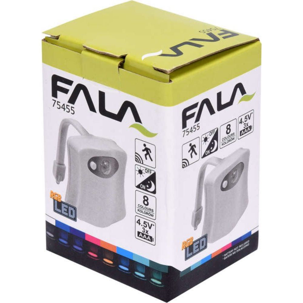 Осветление за тоалетна чиния със сензори за светлина и движение, FALA LED RGB