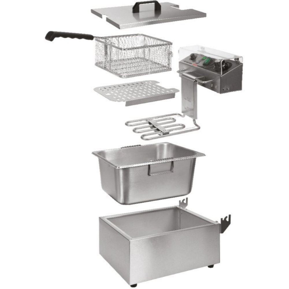 Фритюрник електрически YATO, 3 kW, 220 V, 6 L