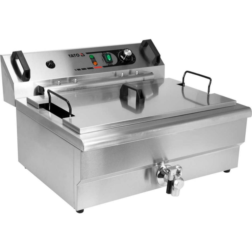 Фритюрник електрически YATO, 6 kW, 400 V, 23 L