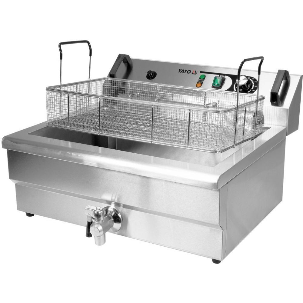 Фритюрник електрически YATO, 6 kW, 400 V, 23 L