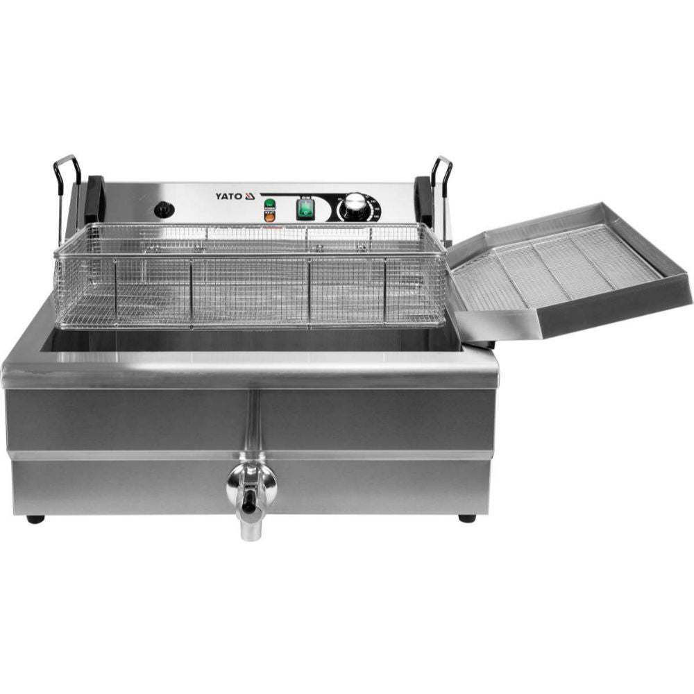 Фритюрник електрически YATO, 6 kW, 400 V, 23 L