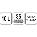 Купа за планетарен миксер YATO YG 03025, 10 L