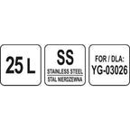 Купа за планетарен миксер YATO YG 03026, 25 L