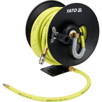 Макара с маркуч за компресор YATO, PVC+NBR, 20 Bar, Ф 10 мм, 15 м