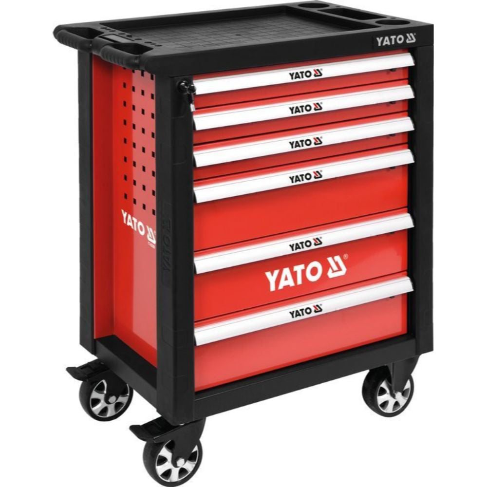 Количка за инструменти YATО, 6 чекмеджета, празна