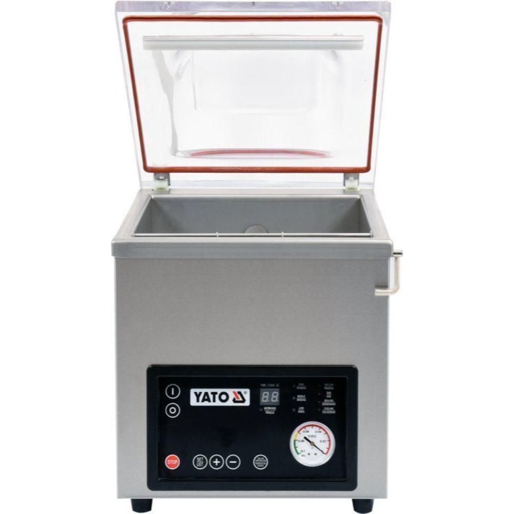 Професионален уред за вакуумиране на храна с камера YATO, 370 W, 300 мм