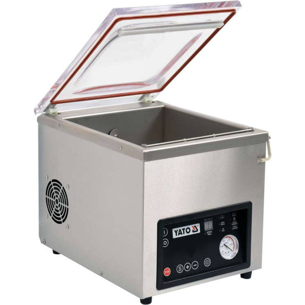 Професионален уред за вакуумиране на храна с камера YATO, 370 W, 300 мм