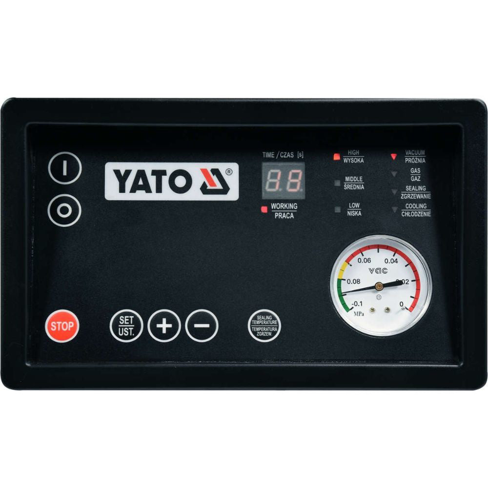 Професионален уред за вакуумиране на храна с камера YATO, 370 W, 300 мм
