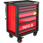 Количка за инструменти YATO, 6 чекмеджета, 450 кг, празна