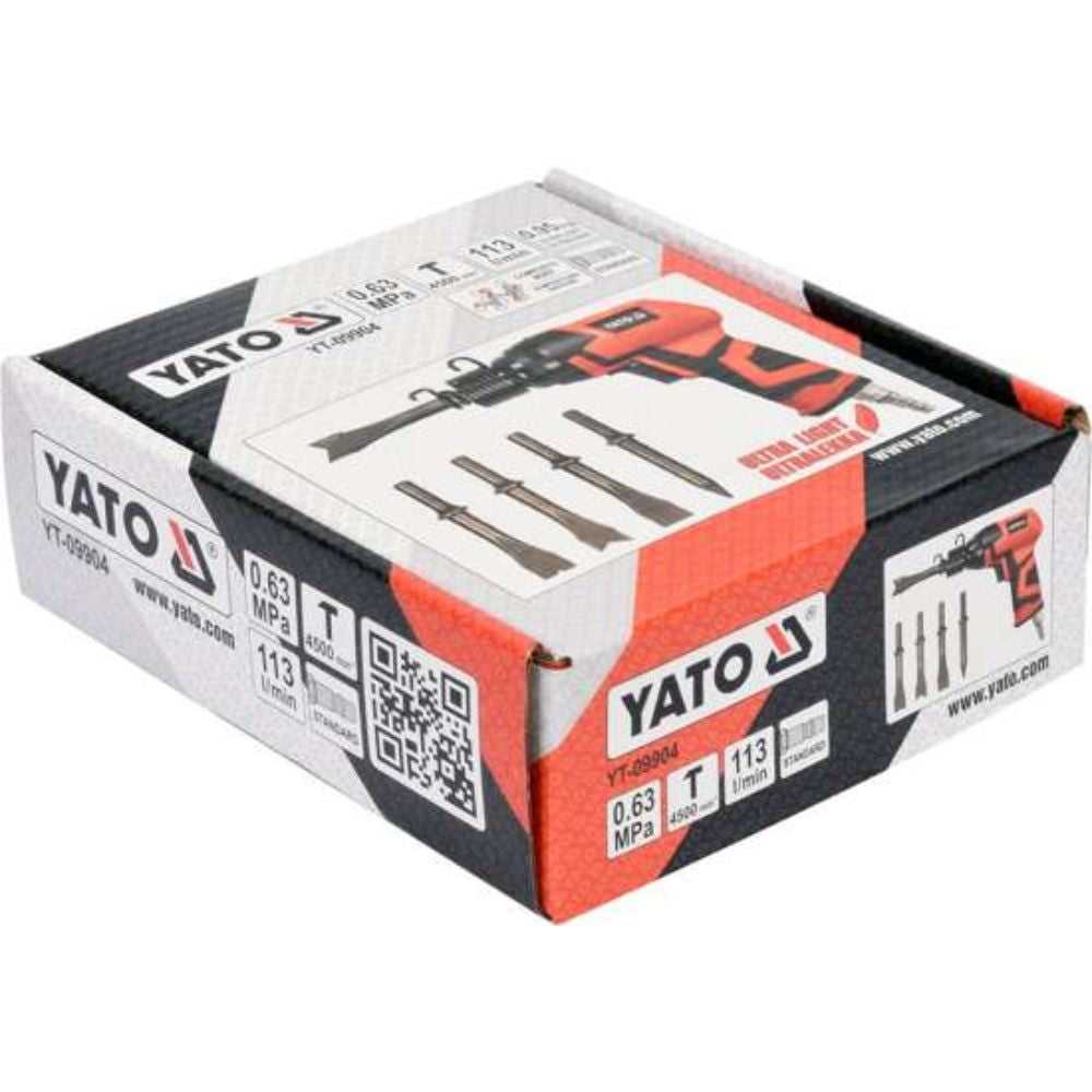 Пневматичен къртач YATO 09904, 10 мм, 4500 уд/мин