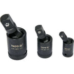 Комплект ударни кардани YATO, 1/4", 3/8", 1/2"