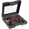 Комплект за тръбни резби YATO, 1/4 - 1", 5 части