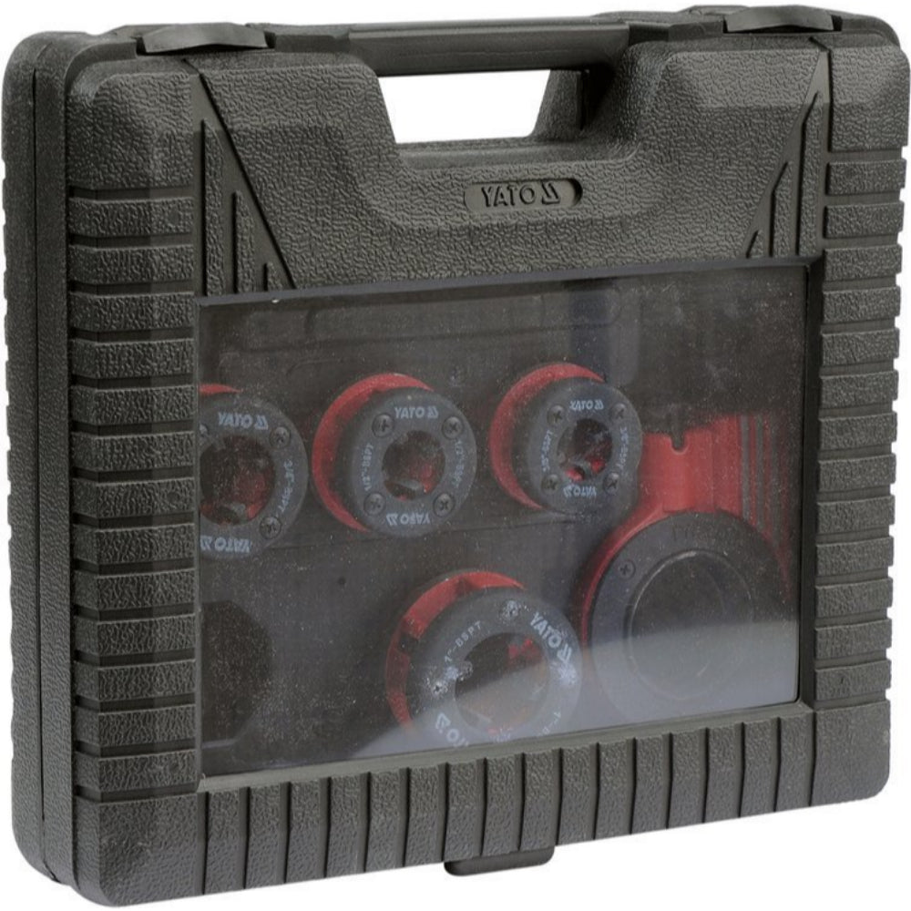 Комплект за тръбни резби YATO, 1/4 - 1", 5 части