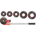 Комплект за тръбни резби YATO, 1/4"  - 5/4" - 1", 7 части