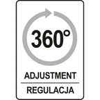 Държач за душ слушалка FALA, 360°, ABS