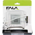 Сапунерка FALA, QUAD, стъклена, хром