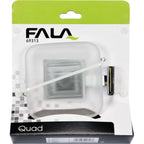 Сапунерка FALA, QUAD, стъклена, хром