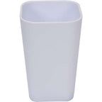 Поставка за козметика FALA, CUBOID, PVC, бяла