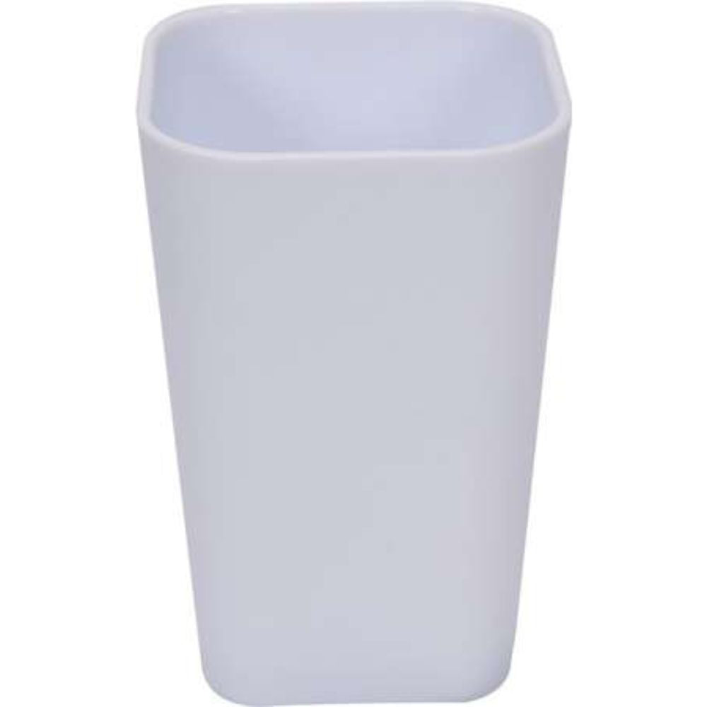 Поставка за козметика FALA, CUBOID, PVC, бяла
