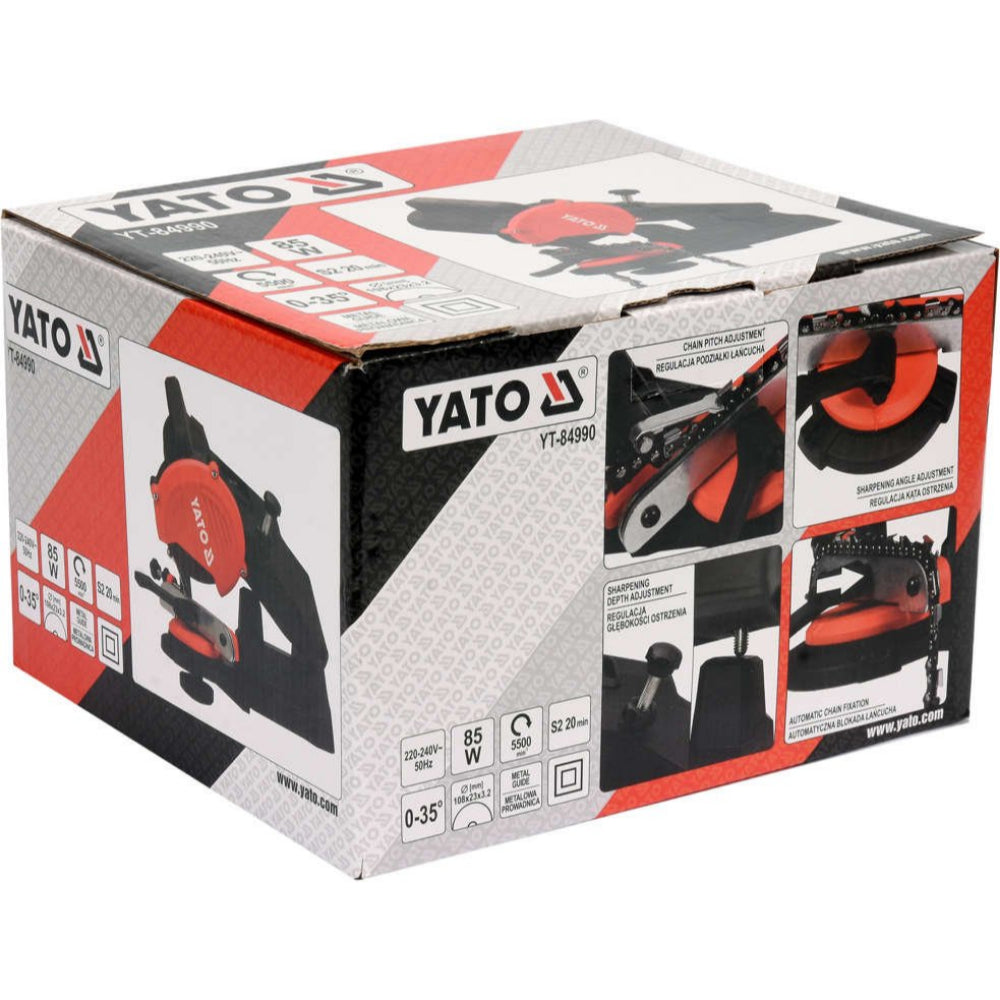 Мaшина за заточване на вериги YATO, 85 W, 0 - 35°
