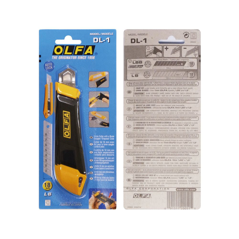 Макетен нож HEAVY, OLFA DL 1, 18 мм, LB, LBB