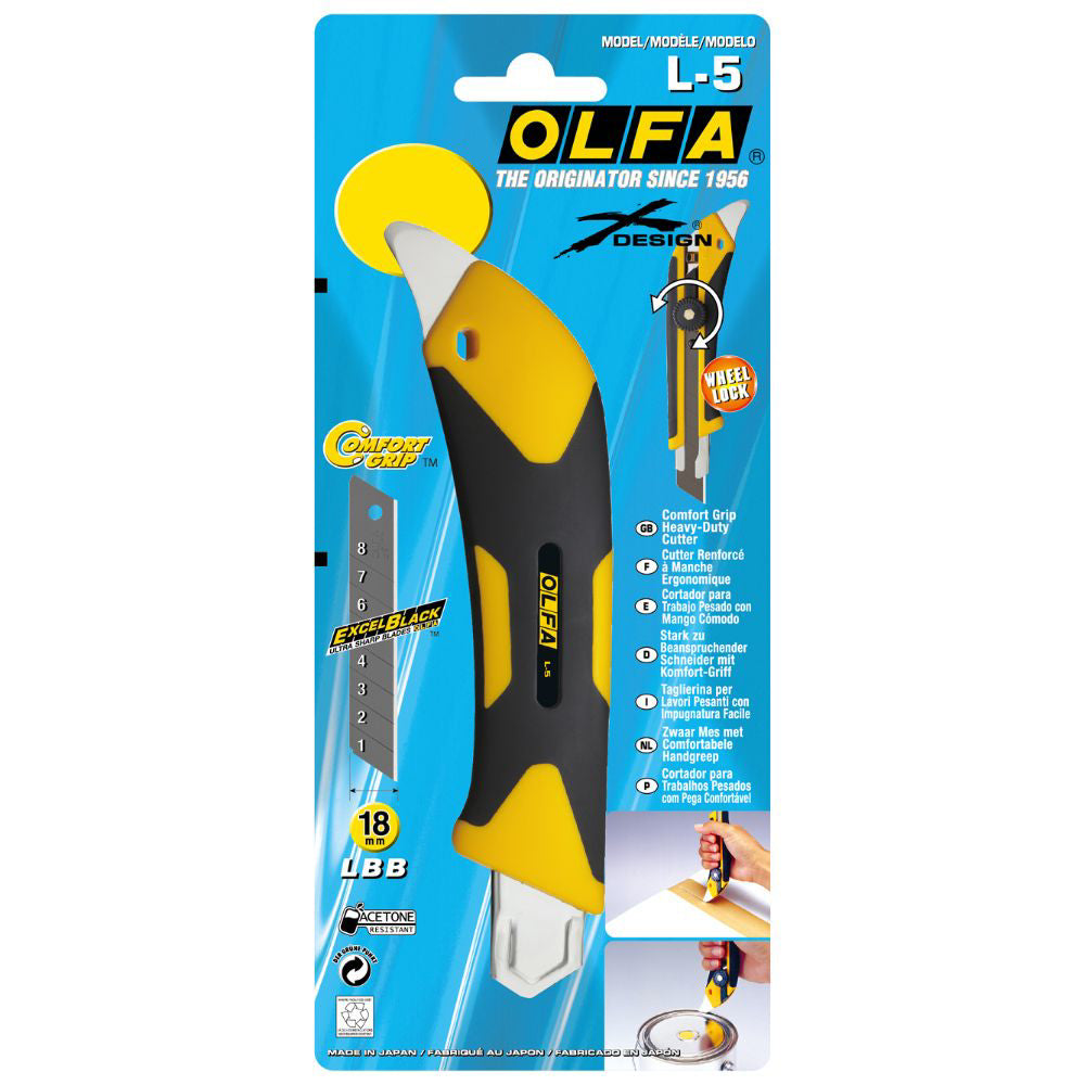 Макетен нож HEAVY, OLFA L5, 18 мм, LB, LBB