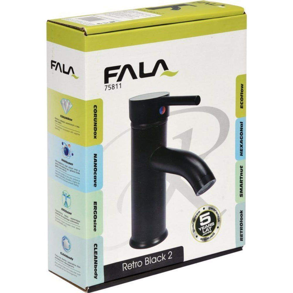 Смесител за мивка FALA RETRO BLACK 2