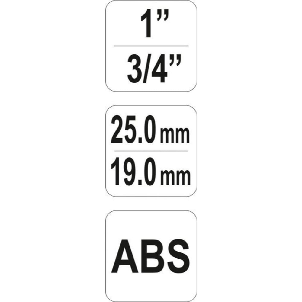 Разклонител за маркучи 3/4" и 1" YATO, TYPE"Y"