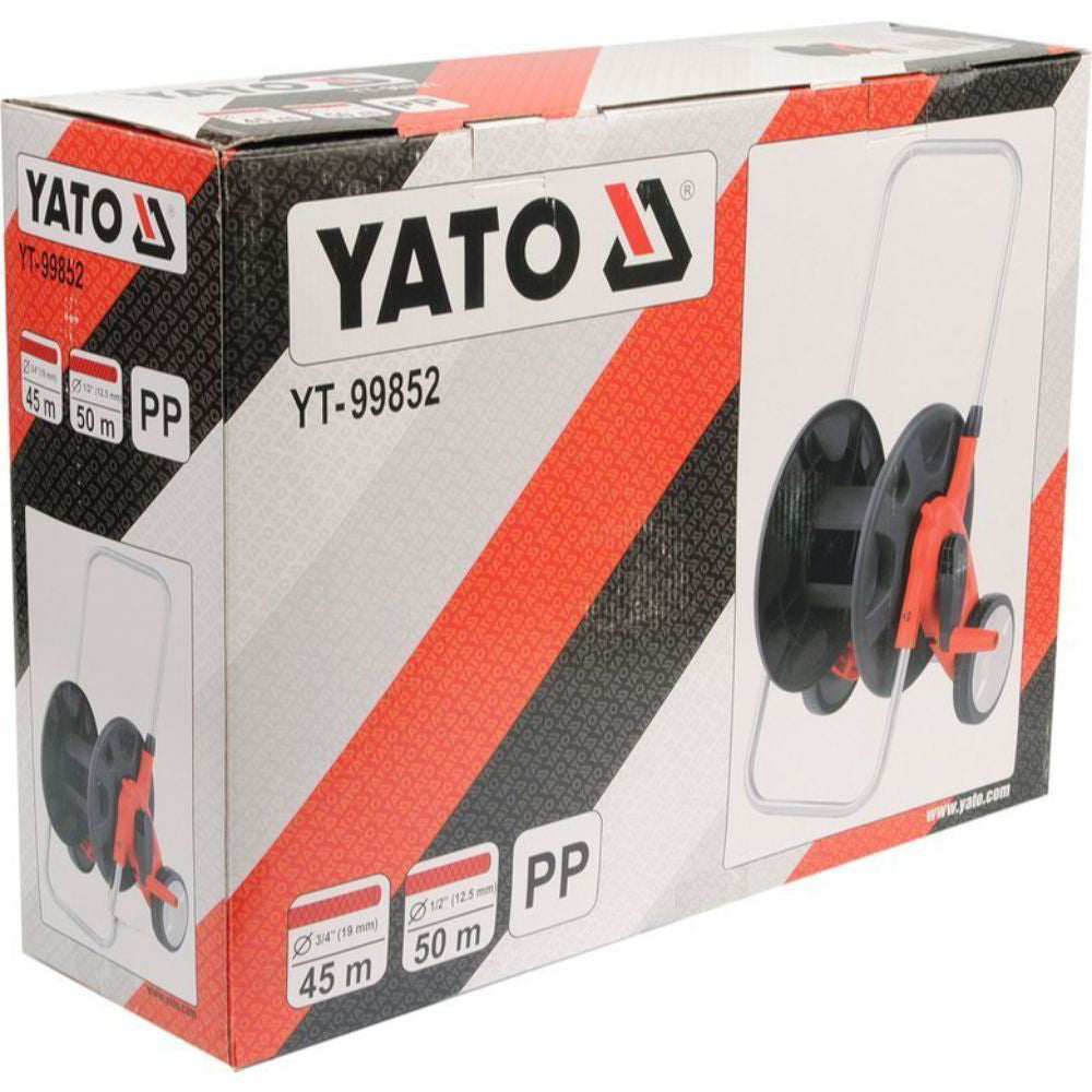 Количка с макара за градински маркуч YATO, 20 - 50 м