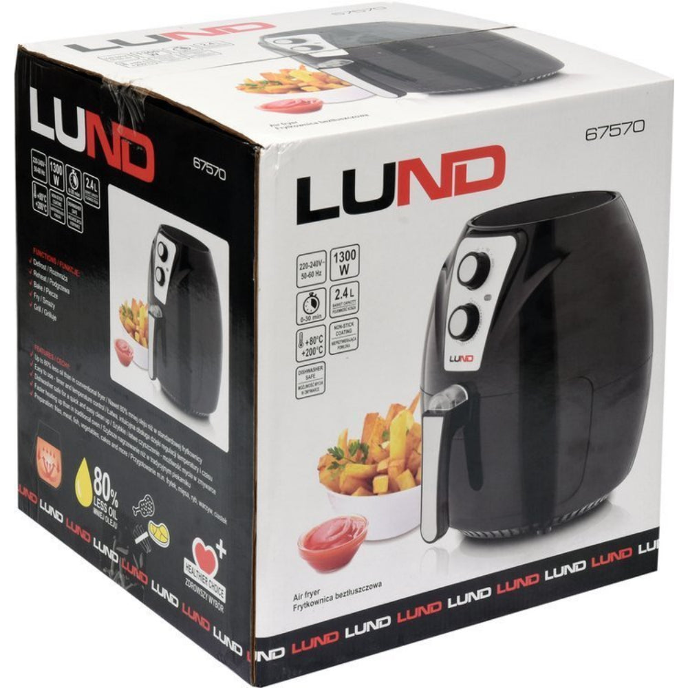 Фритюрник LUND Air Fryer, 2.4 L, 1300 W