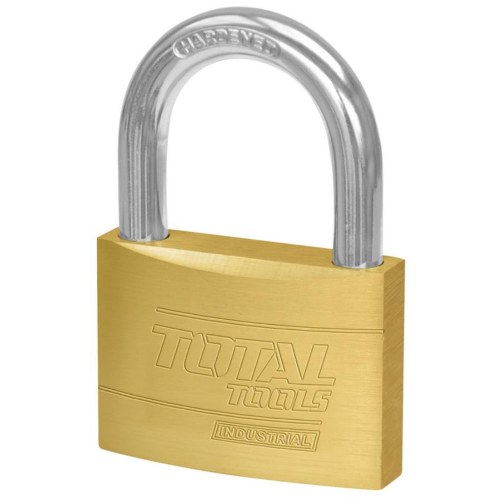 Катинар месингов HEAVY DUTY, TOTAL Industrial, 50 мм, 3 ключа