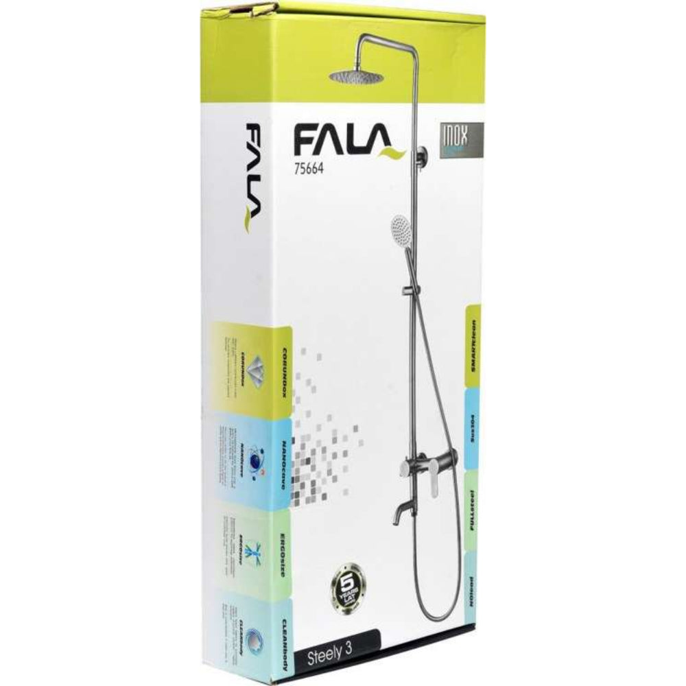 Душ система FALA STEELY 3, Inox