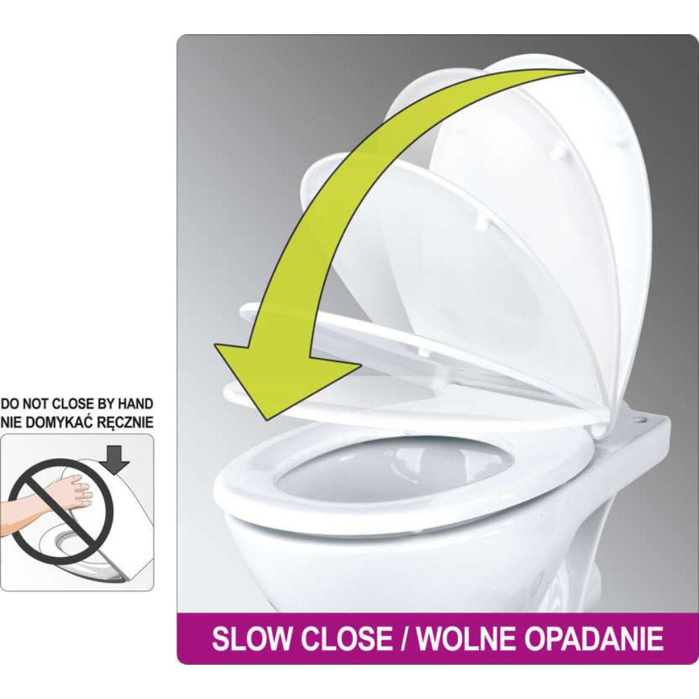 Тоалетна седалка PP-D SOFT CLOSE FALA