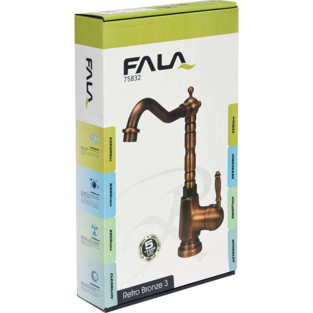 Кухненски смесител FALA RETRO BRONZE 3
