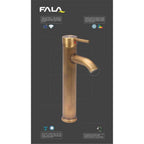 Смесител за мивка FALA RETRO BRONZE 2 HI