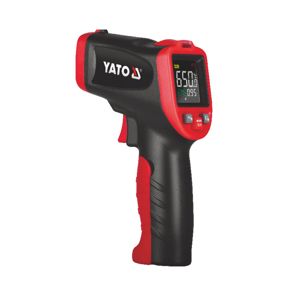 Термометър инфрачервен YATO, - 50 °С до + 650 °С