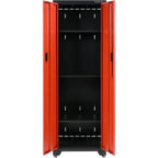 Метален шкаф с 2 врати и 3 рафта YATO, 660 х 457 х 2000 мм