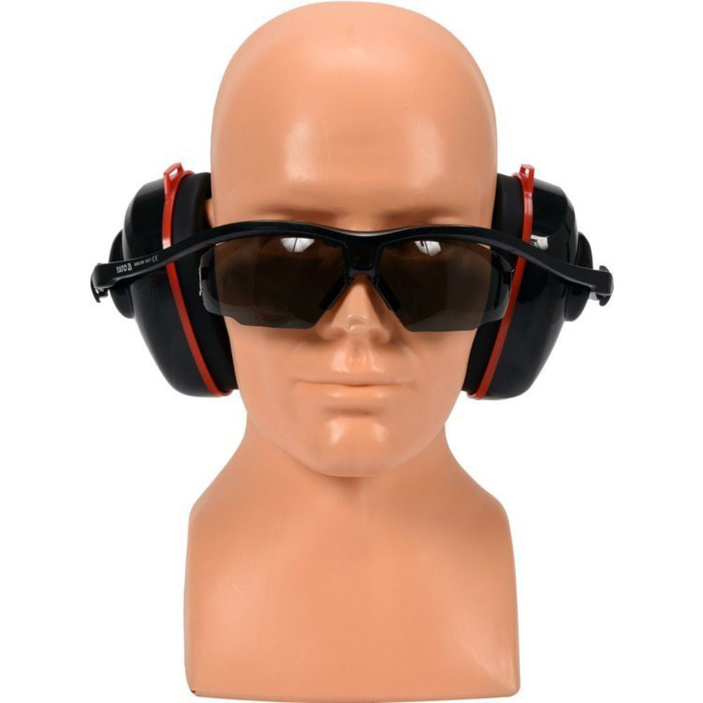Комбинирани антифони със сиви очила YATO, 23.9 dB