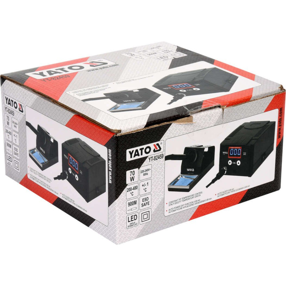 Станция за запояване YATO, ESD, LED, 70 W, 480°C