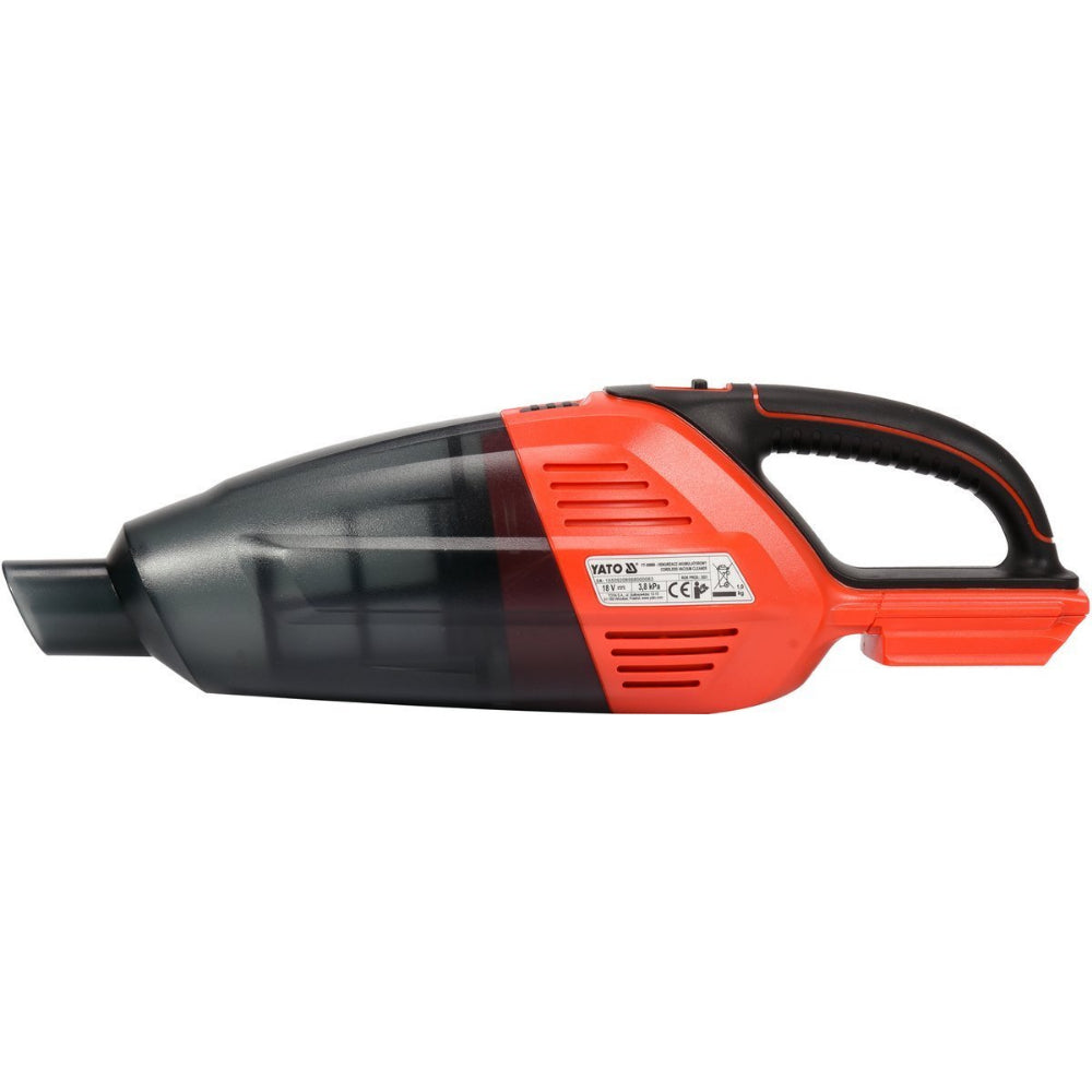 Акумулаторна прахосмукачка YATO, 18V, 0.5 L, без батерия