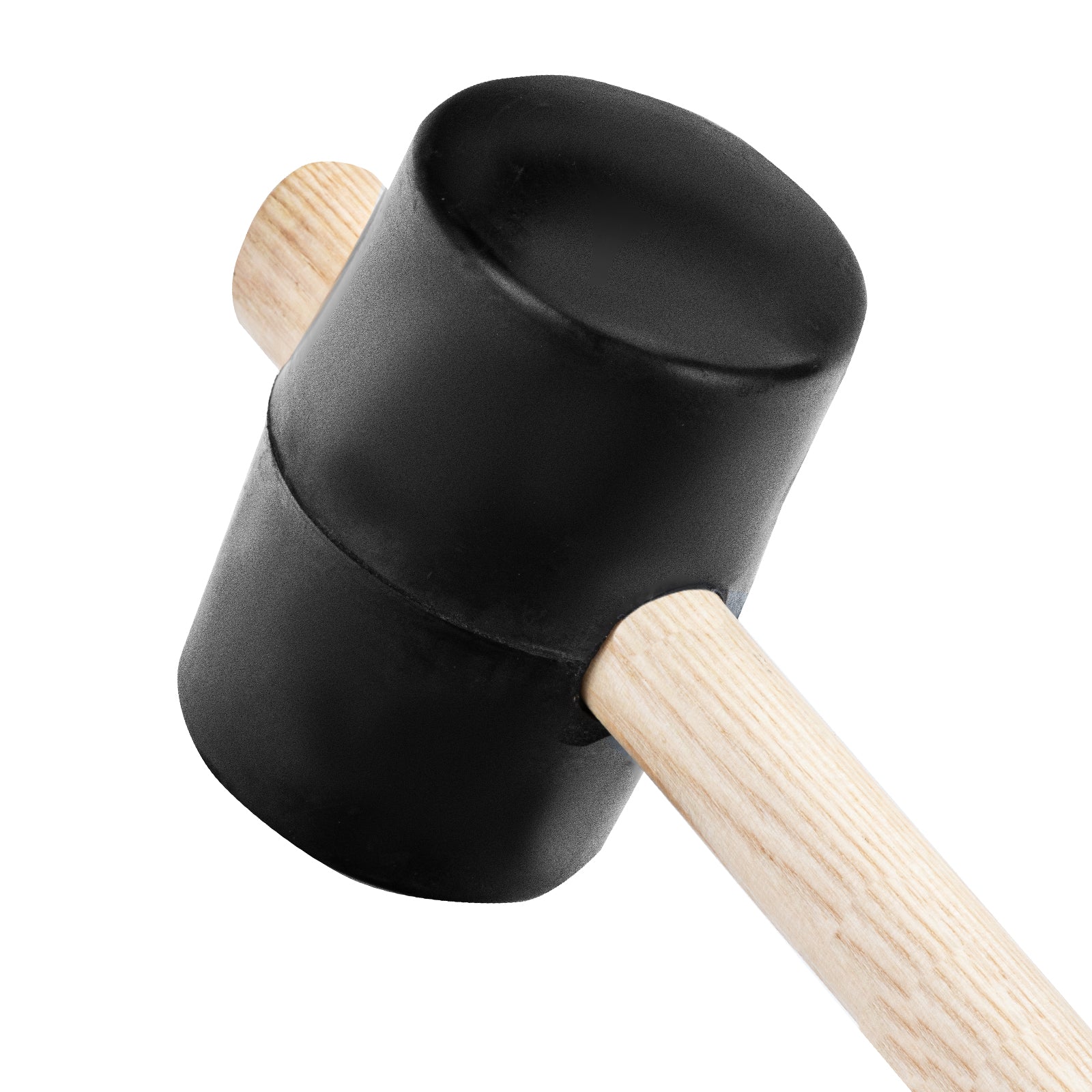 Чук гумен, 910 гр, черна гума, дървена дръжка SPARTA