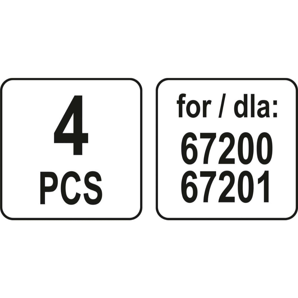 Аксесоари за парочистачка LUND 67200, 67201, 4 части