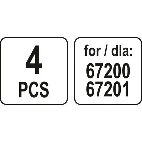 Аксесоари за парочистачка LUND 67200, 67201, 4 части