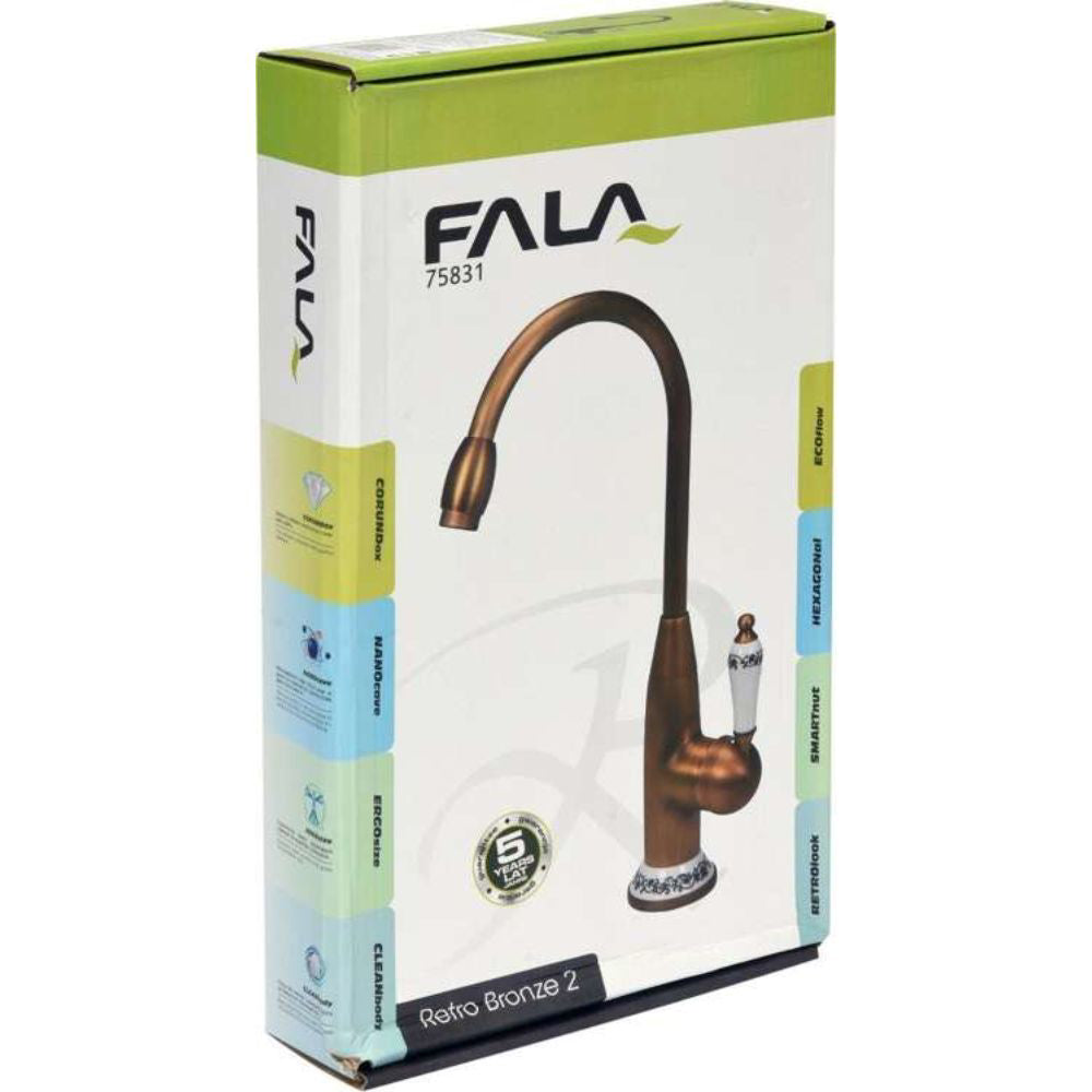 Смесител за мивка, висок, FALA RETRO BRONZE 2