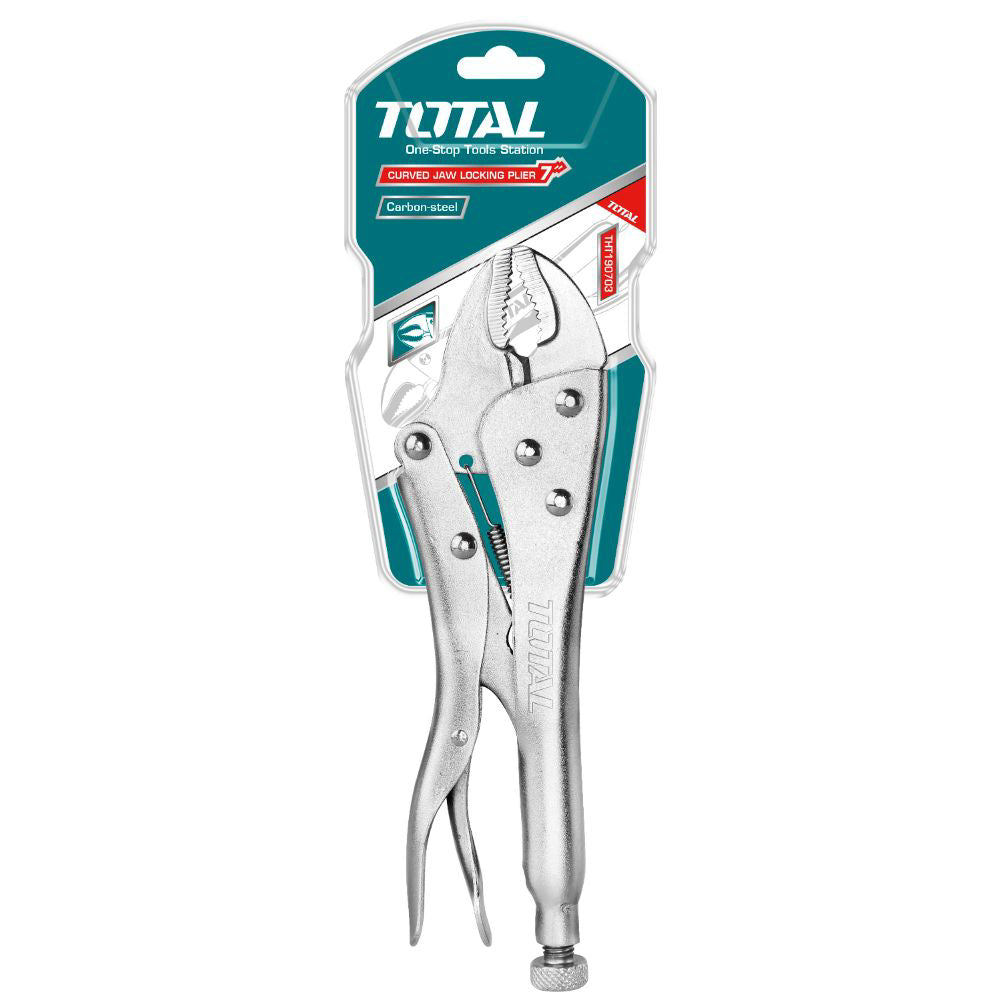 Клещи чираци TOTAL, извити, 250 мм