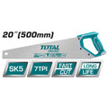 Трион ръчен с 2K дръжка TOTAL INDUSTRIAL, 7 TPI, SK5, 500 мм