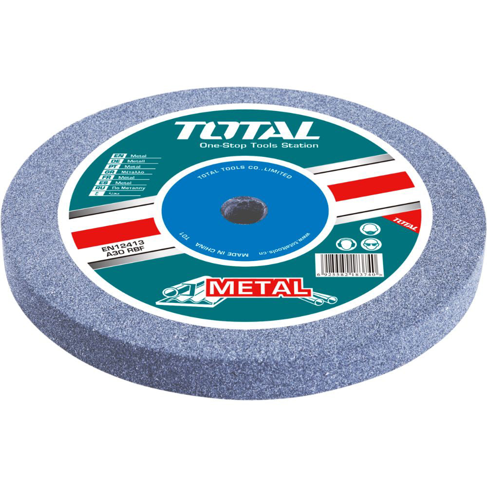 Диск за шмиргел TOTAL, сив , P36, Ф 200 х 16 х 20 мм